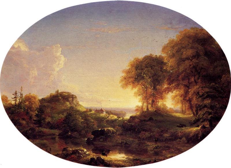 Thomas Cole Catskill Landscape oil painting image